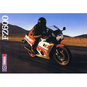 Brochure Yamaha FZ 600 1987 (LIT-3MC-0107951-87E)