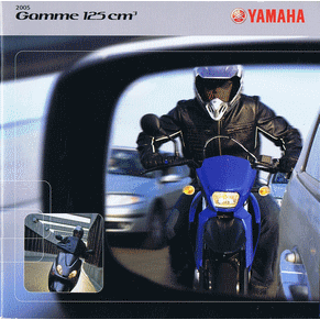 Brochure Yamaha 2005 range 125 cm3 (3SC-0107027-05F)