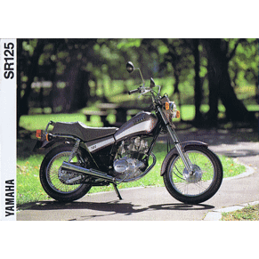 Catalogue Yamaha SR 125 1990/91 (3MC-0107118-90/91E)