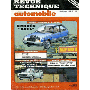 Revue technique automobile Citroen Axel 1985 PDF