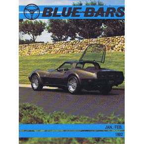 Corvette blue bars jan./feb. 1982