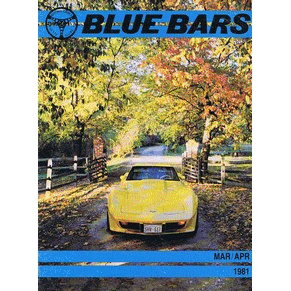 Corvette blue bars mar/apr 1981