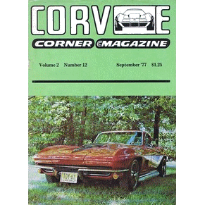 Corvette corner 1977 Vol.2 Number 12