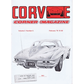 Corvette corner 1978 Vol.3 Number 5