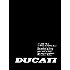 Manuale d'officina Ducati Monster M900 desmodue PDF