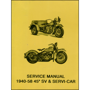 Service manual Harley-Davidson SV & Servi-Car 1940-1958 PDF