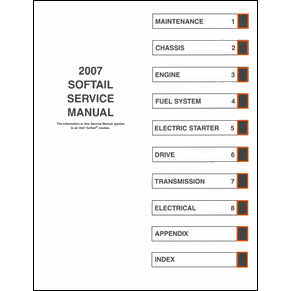 Service manual Harley-Davidson "Softail" 2007 PDF