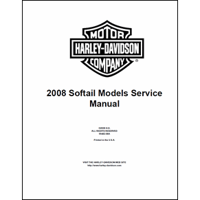Service manual Harley-Davidson "Softail" 2008 PDF