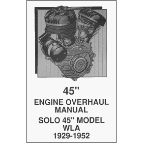 Engine overhaul manual 45" Harley-Davidson WLA 1929-1952 PDF