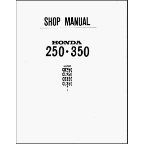 Shop manual Honda CB/CL 250/350 PDF