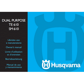 Owner's manual Husqvarna TE/SM 610 2004/05 PDF