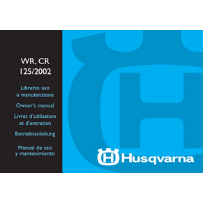 Owner's manual Husqvarna WR,CR 125/2002 PDF