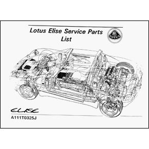 Lotus Elise service parts list 1999 PDF