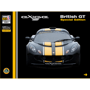 Brochure Lotus Exige S British GT 2006 PDF