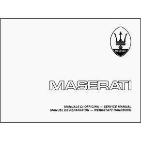 Service manual Maserati Biturbo PDF