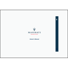 Owner's manual Maserati Gransport 2006 PDF