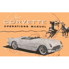 Chevrolet Corvette 1953 operations guide PDF