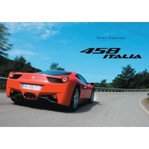 2009 Ferrari 458 Italia owners manual 3587/09 PDF (fr)