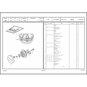 Parts catalogue Porsche 986 1997>2004 PDF
