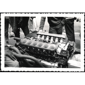 Period photo 1966 Cooper Maserati / Jochen Rindt / T81 / Spa-Fra