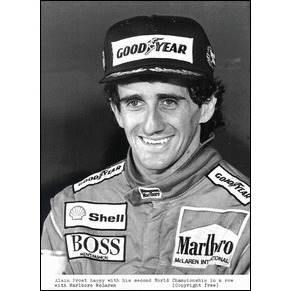 Press photo 1986 McLaren / Alain Prost / MP4/2C