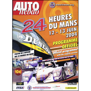 2004 Le Mans 24 heures programme de course