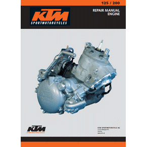 Repair manual KTM engine 125/200 1999>2002 PDF