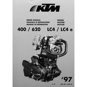 Reparaturanleitung KTM motor 400/620 1997 PDF