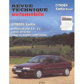 Revue technique automobile Citroen Xantia >1996 PDF