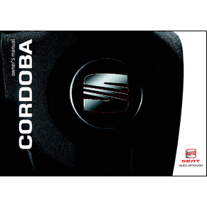 Seat Cordoba owner's manual 2007 PDF