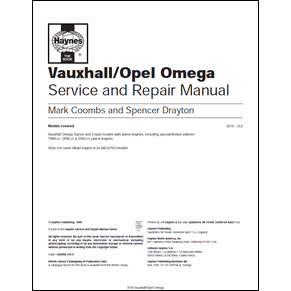Service and repair manual Vauxhall Omega B petrol 1999 PDF