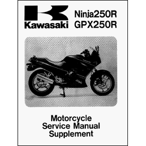 Service manual Kawasaki GPX 250R/Ninja 250R 1987 PDF