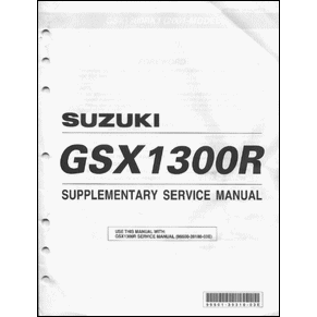 Service manual Suzuki GSX 1300R Hayabusa 2001 PDF