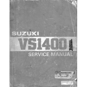 Service manual Suzuki VS1400 1988>1993 PDF