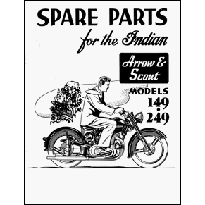 Spare parts catalog Indian Arrow & Scout models 149 • 249 PDF