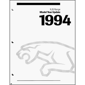 Technical guide Jaguar XJS 1994 update PDF