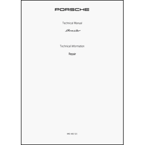 Technical manual Porsche Boxster (986) 1999 PDF
