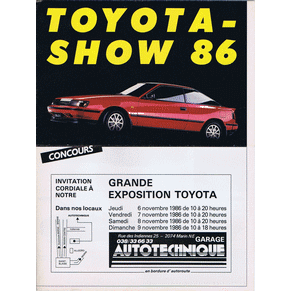 Toyota show 86 (Switzerland)