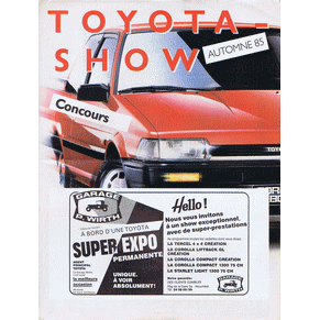 Toyota show 85 (Switzerland)