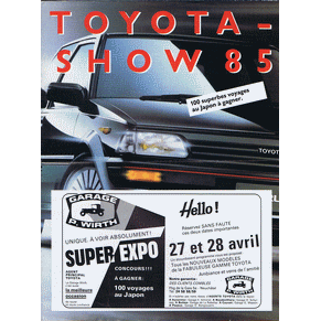 Toyota show 85 (Suisse)