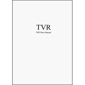 TVR 280i parts manual PDF