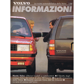 Volvo informazioni 1/86 (Switzerland)