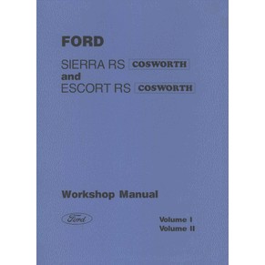 Workshop manual Ford Sierra & Escort RS Cosworth PDF