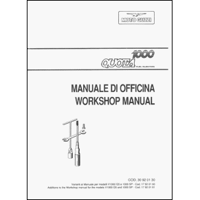 Workshop manual Moto Guzzi Quota 1000 PDF