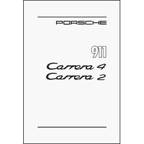 Workshop manual Porsche 911 Carrera 2/4 1988>1995 PDF