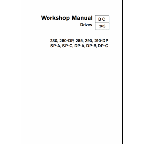 Workshop manual Volvo Penta drives 280/285/290 PDF