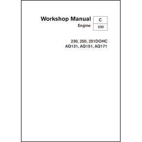 Workshop manual Volvo Penta engine 230/250/251 PDF