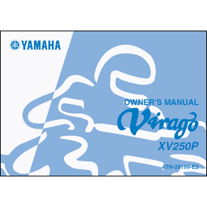 Owner's manual Yamaha Virago XV250P 2003 PDF