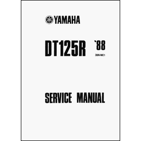 Service manual Yamaha DT125R 1988 PDF