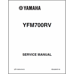 Service manual Yamaha YFM700RV 2005 PDF